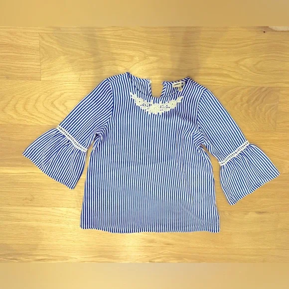 Monteau Girl striped dress - Picture 1 of 5